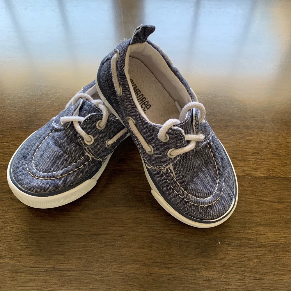 Gymboree Denim Colored Deck Shoes 7